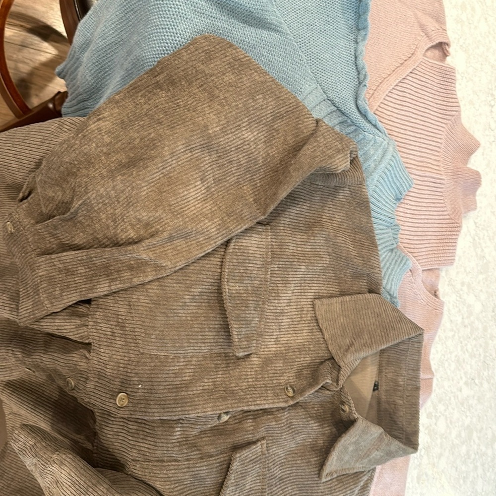 Three Size Large Sweaters - image 1